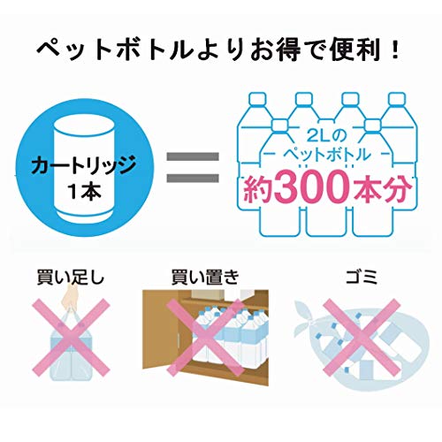 (TORAY) トレビーノ 蛇口直結型 浄水器 カセッティシリーズ カートリッジ計1個入り [本体MK206SMX]