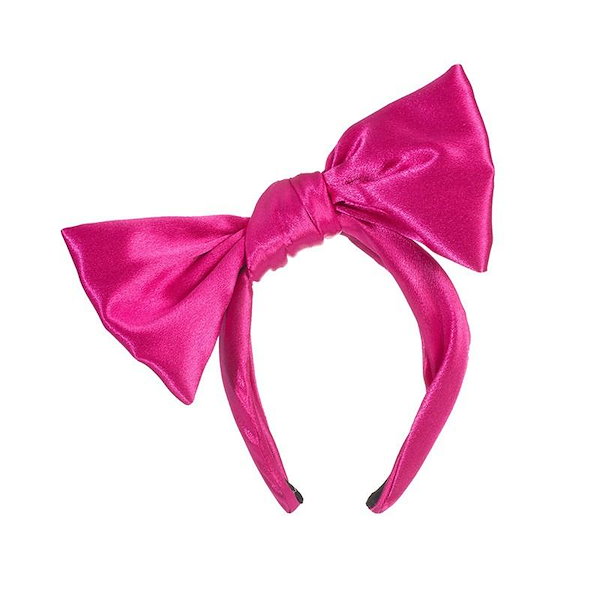 Qoo10] バービー 送料無料 リボン カチューシャ 幅広 サ