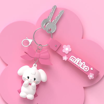 mikko ぬいぐるみ、ストラップセット ✿ MIKKO X Sheep Puffコラボぬいぐるみストラップ 本体かわいい