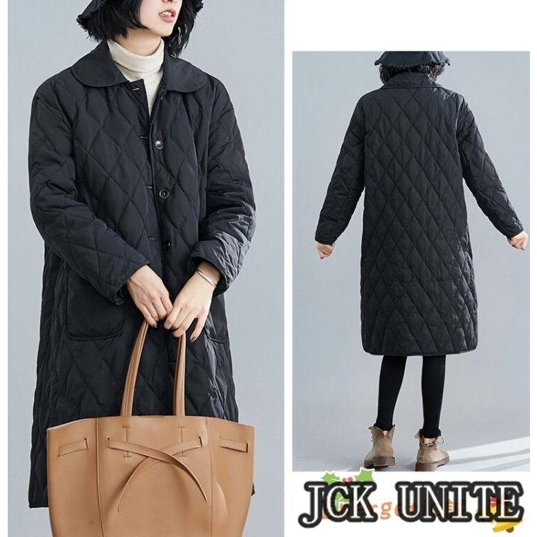 超目玉新品 コート アウター ロングコート レディース 中綿コート 防寒コート 長袖 無地 体型カバー 裏起毛 大きいサイズ ゆったり 着痩せ 秋 冬 暖かい 30代 40代 50代