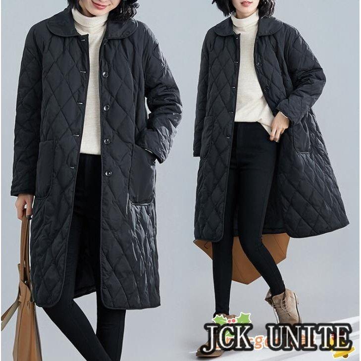 超目玉新品 コート アウター ロングコート レディース 中綿コート 防寒コート 長袖 無地 体型カバー 裏起毛 大きいサイズ ゆったり 着痩せ 秋 冬 暖かい 30代 40代 50代