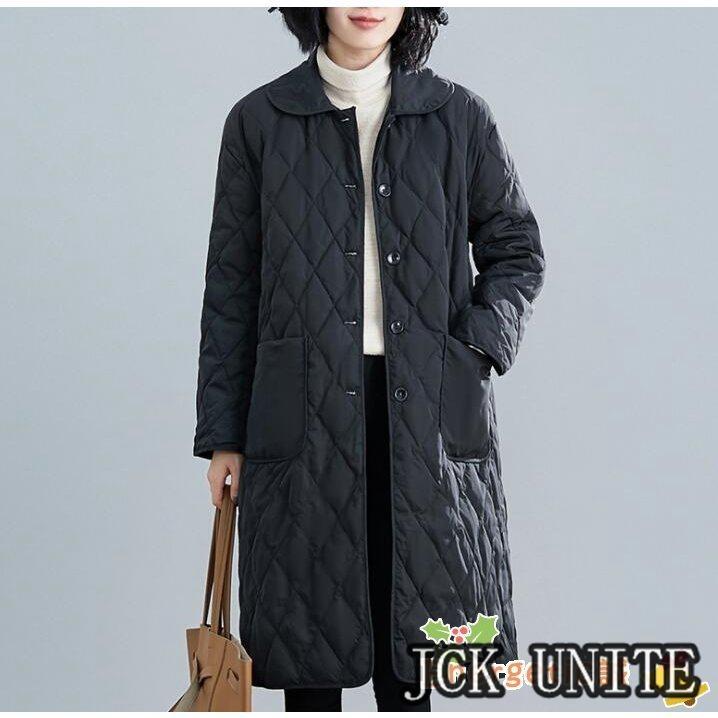 超目玉新品 コート アウター ロングコート レディース 中綿コート 防寒コート 長袖 無地 体型カバー 裏起毛 大きいサイズ ゆったり 着痩せ 秋 冬 暖かい 30代 40代 50代