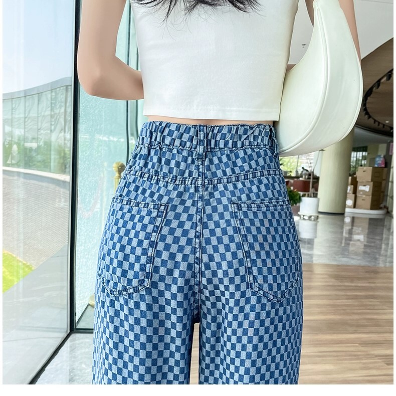 ストレートパンツ 市松模様 個性的 ハイウエスト かっこいい おしゃれ ボトムス パンツ ズボン ロング丈 ポケット 綿 薄手 コットン かわいい 可愛い きれいめ カジュアル レトロ 大人可愛い ストレートパンツ 市松模様 個性的 ハイウエスト かっこいい おしゃれ ボトムス パンツ ズボン ロング丈 ポケット 綿 薄手 コットン かわいい 可愛い きれいめ カジュアル レトロ 大人可愛い