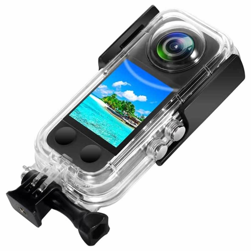 insta360 X3 対応 防水ハウジングケース ダイブハウジング 保護カバー 防水 防塵 保護ケース 水深30m 水中撮影用 【】 insta360 X3 対応 防水ハウジングケース ダイブハウジング 保護カバー 防水 防塵 保護ケース 水深30m 水中撮影用 【】