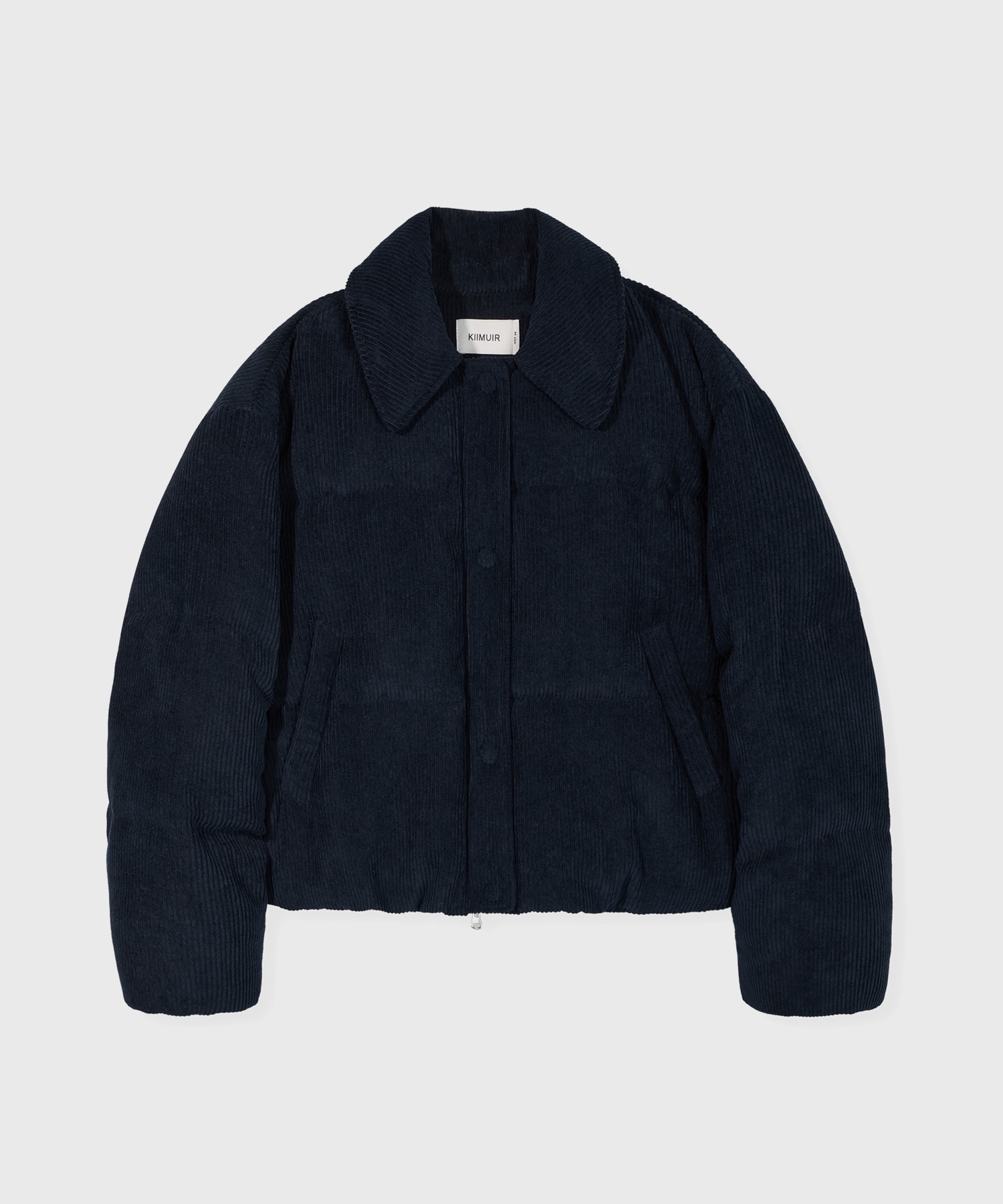 【KIIMUIR】 (WOMAN) RDS CORDUROY COLLAR BUTTON SHORT DOWN : 3COLORS
