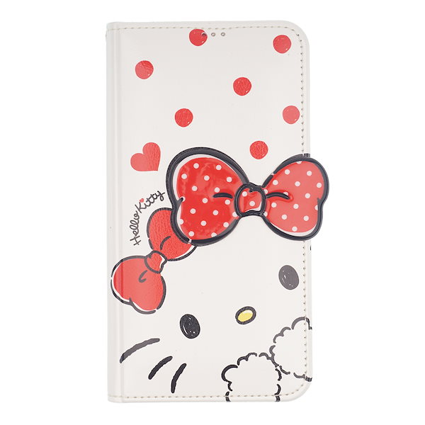 Qoo10] ハローキティ ダイカット手帳型 スマホカ