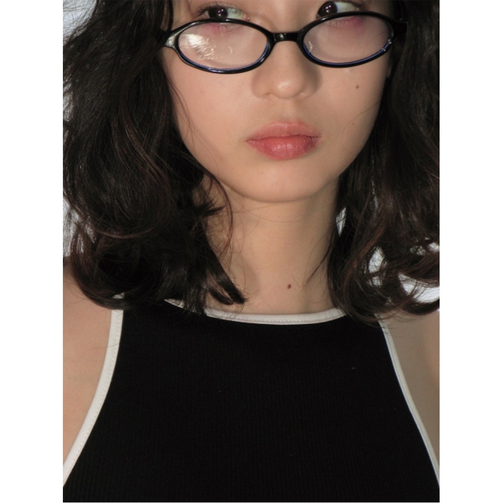 ZEEZEEZEE リブ付きカラーナシ ZEEZEEZEE リブ付きカラーナシ