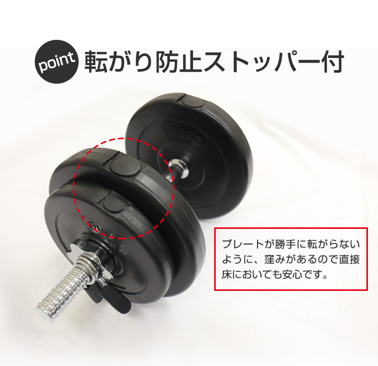 セメントダンベル 10kg2個セット20kg エクササイズ フィットネス