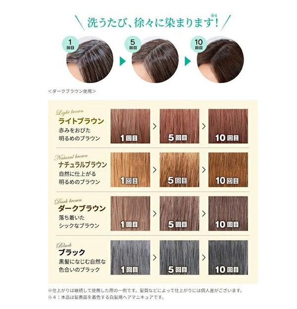 Qoo10] 利尻カラー シャンプー ダークブラウン