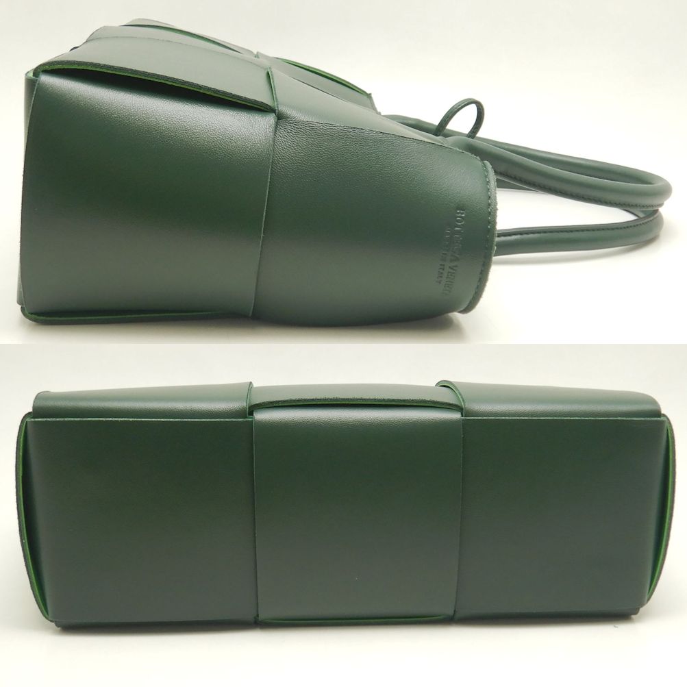 スモールアルコトート トートバッグ イントレチャート レザー レインツリー パラキート/253010【中古】