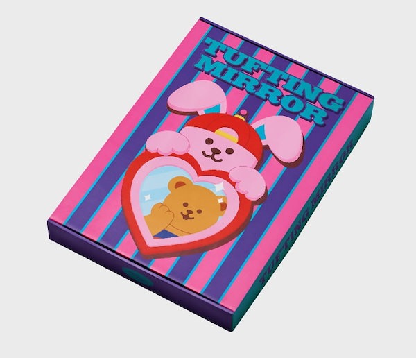 Qoo10] WIGGLE WIGGLE タフティングミラー - Little P