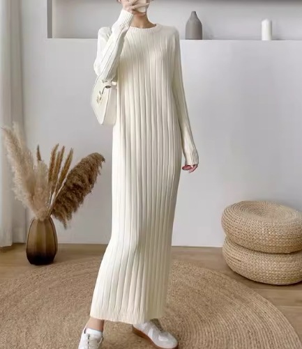 レディース ワンピース プルオーバー ニットワンピ ロング マキシ 長袖 ラウンドネック 大人可愛い きれいめ シンプル カジュアル 上品 おしゃれ レトロ ラフ クール エレガント ナチュラル レディース ワンピース プルオーバー ニットワンピ ロング マキシ 長袖 ラウンドネック 大人可愛い きれいめ シンプル カジュアル 上品 おしゃれ レトロ ラフ クール エレガント ナチュラル