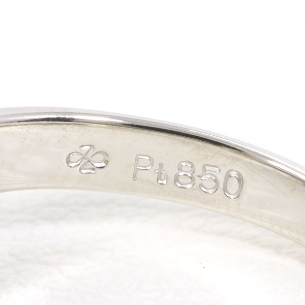 PT850 プラチナ リング 12号 クリソベリルキャッツアイ 0.88 ダイヤ 0.36 中古 PT850 プラチナ リング 12号 クリソベリルキャッツアイ 0.88 ダイヤ 0.36 中古