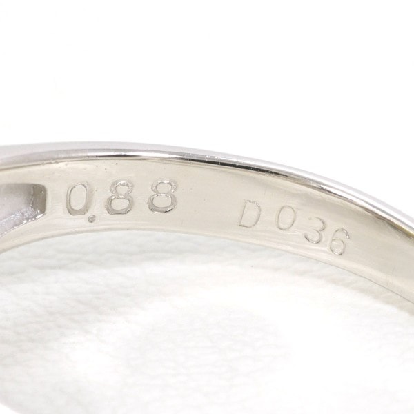 PT850 プラチナ リング 12号 クリソベリルキャッツアイ 0.88 ダイヤ 0.36 中古 PT850 プラチナ リング 12号 クリソベリルキャッツアイ 0.88 ダイヤ 0.36 中古