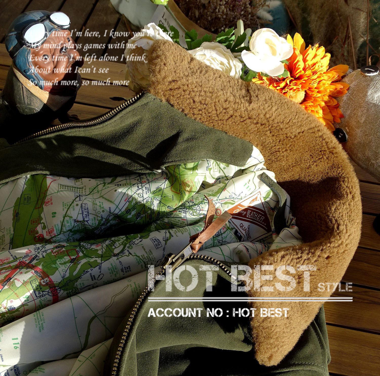 カウスエード TYPE G-1 フライトジャケット ギフト メンズ 革ジャン 通勤 ボマー ボンバー ムートン レザー 羊毛 牛革