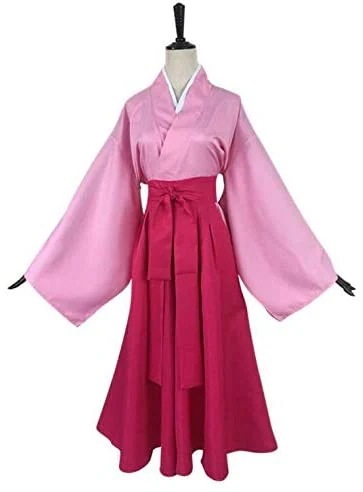 鬼滅の刃栗花落カナヲコスプレ衣装和服着物イベント仮装コスチューンコミックマーケット5点セット鬘付き