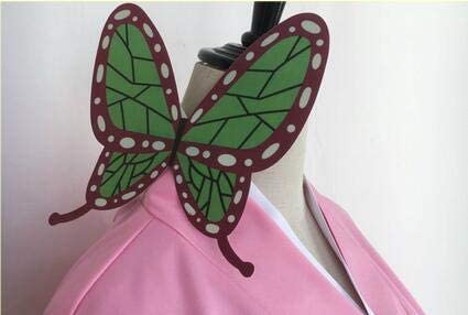 鬼滅の刃栗花落カナヲコスプレ衣装和服着物イベント仮装コスチューンコミックマーケット5点セット鬘付き