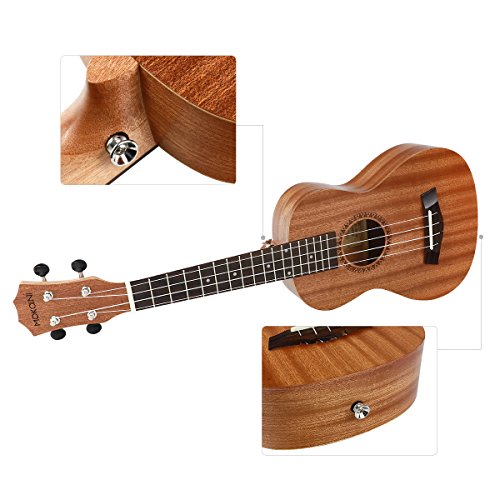 【初心者セット】 ソプラノ ウクレレ Ukulele 高級なマホガニ―材 23インチウクレレ 【ウクレレバッグ調べ器ウクレレ日本語教材つり予備用コルダ拭き巾ピック】 【検品後発送で安心】