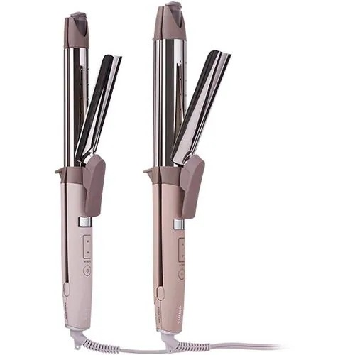 テスコム TW753A-C プロテクトイオン2WAYスチームヘアーアイロン elims est サニーベージュ