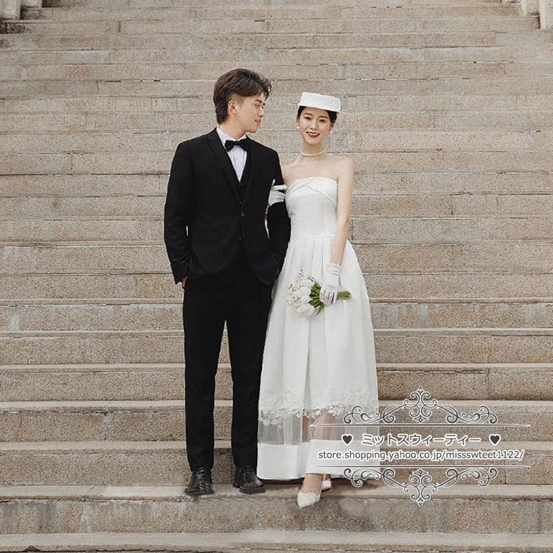 ウェディングドレス二次会結婚式ブライダルロングドレス前撮り海外挙式花嫁リゾートウェディングウエディングドレスガーデンウエディングベアトップ ウェディングドレス二次会結婚式ブライダルロングドレス前撮り海外挙式花嫁リゾートウェディングウエディングドレスガーデンウエディングベアトップ