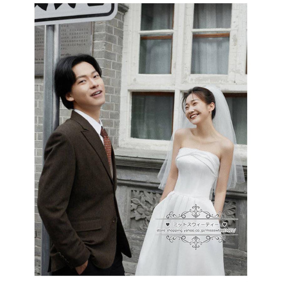 ウェディングドレス二次会結婚式ブライダルロングドレス前撮り海外挙式花嫁リゾートウェディングウエディングドレスガーデンウエディングベアトップ ウェディングドレス二次会結婚式ブライダルロングドレス前撮り海外挙式花嫁リゾートウェディングウエディングドレスガーデンウエディングベアトップ