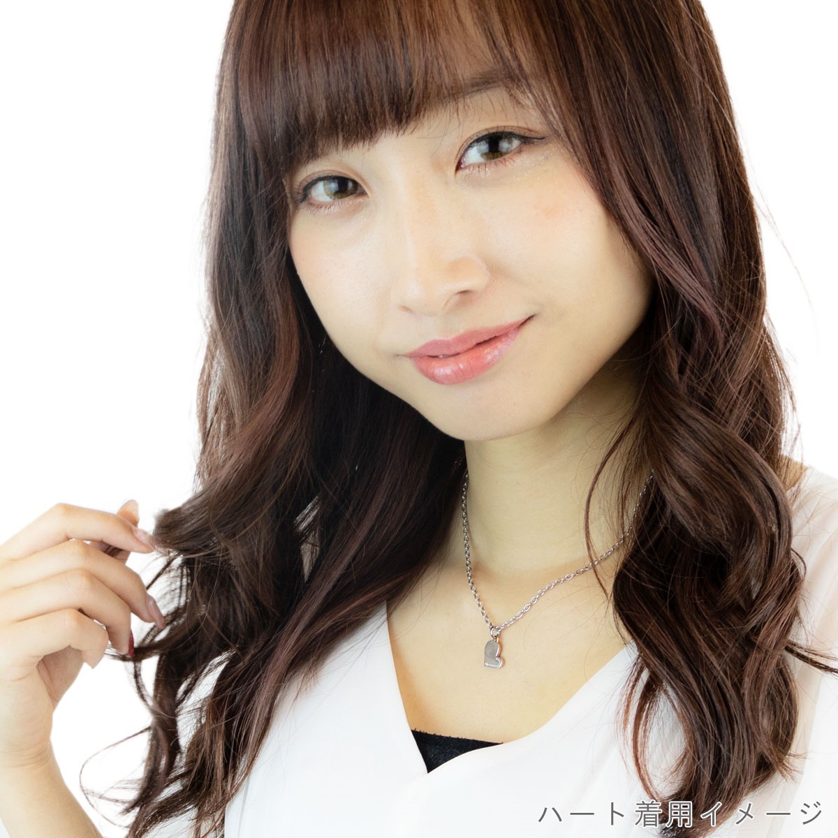 ネックレス レディース メンズ サージカルステンレス ハート キュービックジルコニア ネックレス レディース メンズ サージカルステンレス ハート キュービックジルコニア