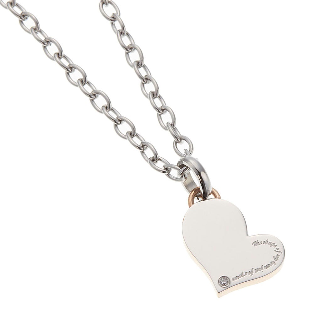 ネックレス レディース メンズ サージカルステンレス ハート キュービックジルコニア ネックレス レディース メンズ サージカルステンレス ハート キュービックジルコニア