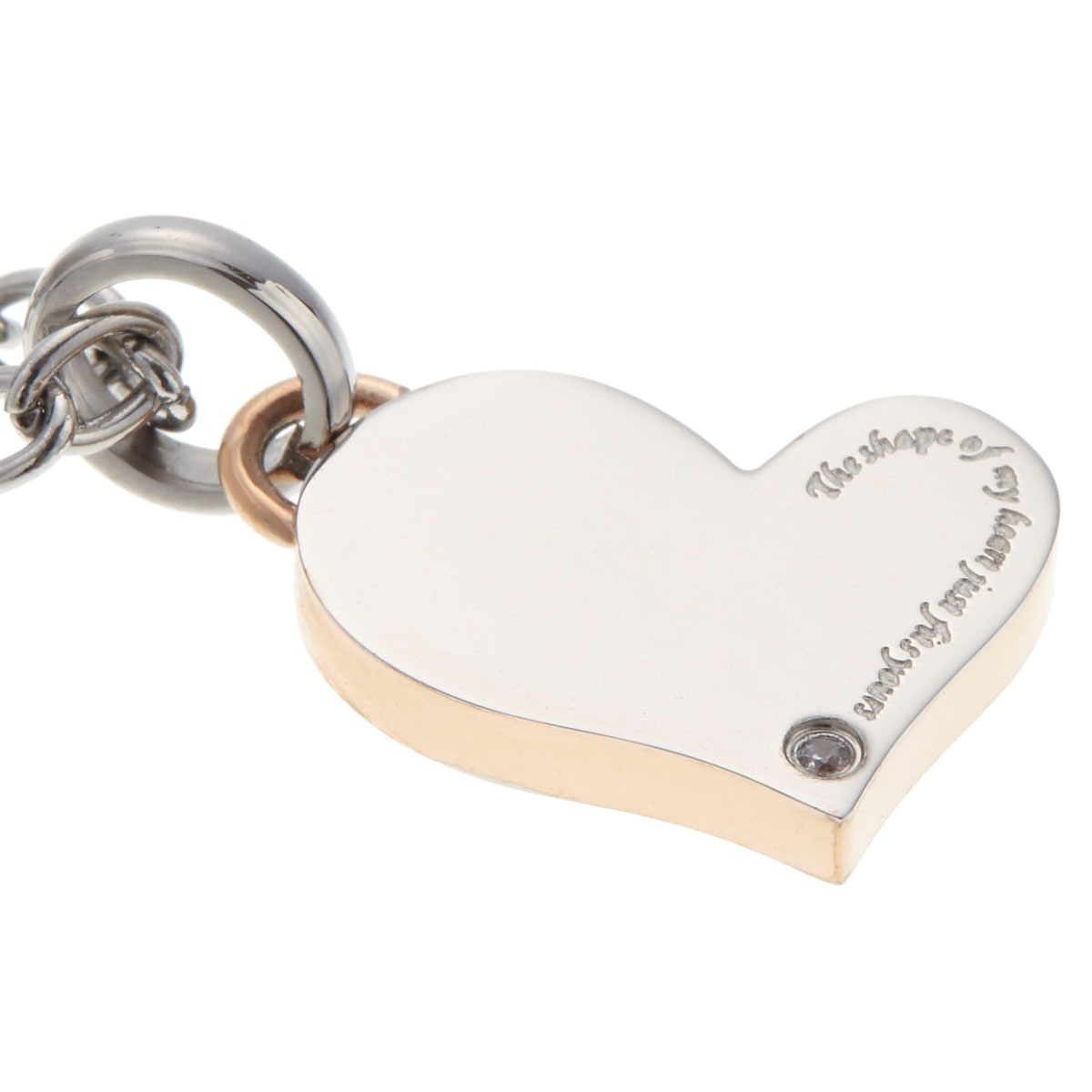 ネックレス レディース メンズ サージカルステンレス ハート キュービックジルコニア ネックレス レディース メンズ サージカルステンレス ハート キュービックジルコニア