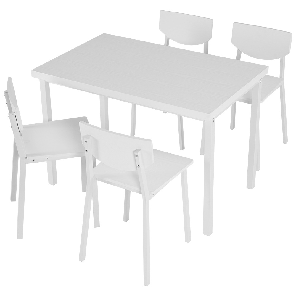 ダイニングセット 4人掛け 四角いテーブル チェア 5点セット 長方形