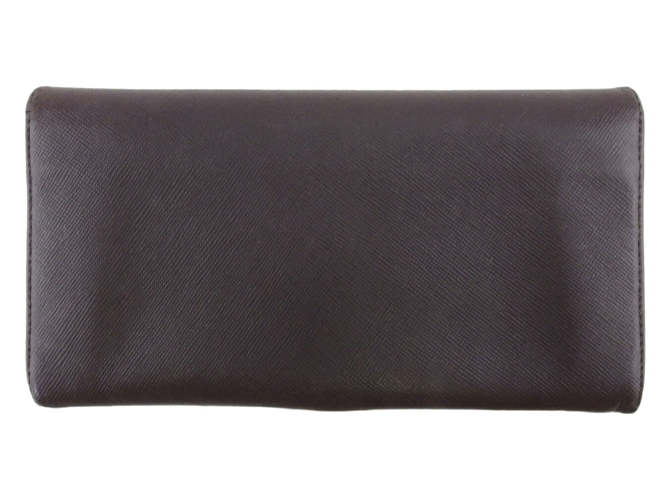 長財布 ファスナー付き 財布 ガンチーニ レディース メンズ ブラウン ゴールド 中古