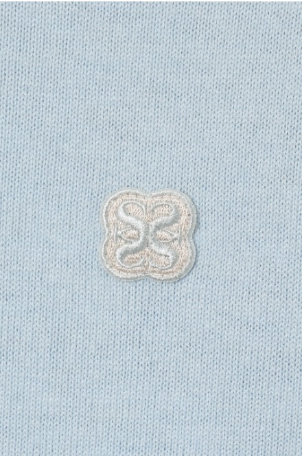 【SATUR】 ALL DAY SATUR BASIC POLO KNIT : SOFT BLUE 【SATUR】 ALL DAY SATUR BASIC POLO KNIT : SOFT BLUE