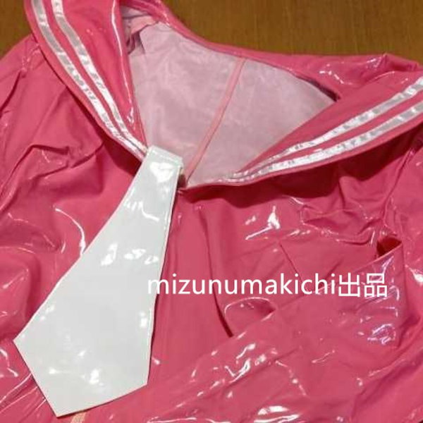 【実物撮影】女王様エナメルセーラー　長袖　薄ピンク　コスプレ衣装