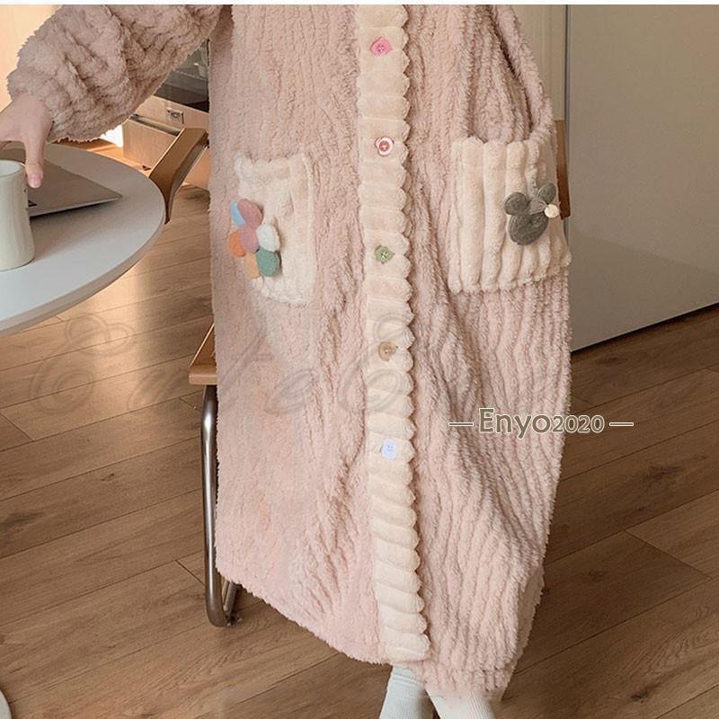 ネグリジェ パジャマ レディース ワンピース ルームウェア 部屋着 暖かい 長袖 前開き 秋冬 防寒 寝巻き リラックス きれいめ ネグリジェ パジャマ レディース ワンピース ルームウェア 部屋着 暖かい 長袖 前開き 秋冬 防寒 寝巻き リラックス きれいめ