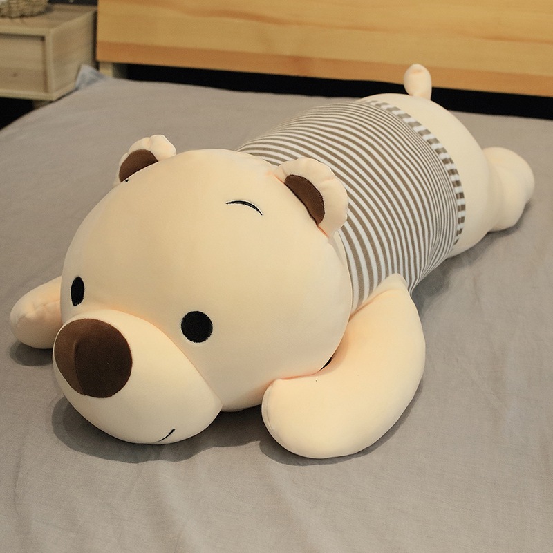 大きなトレーナーヒグマぬいぐるみ女の子ベッド睡眠抱擁クマ人形女の子誕生日ギフト