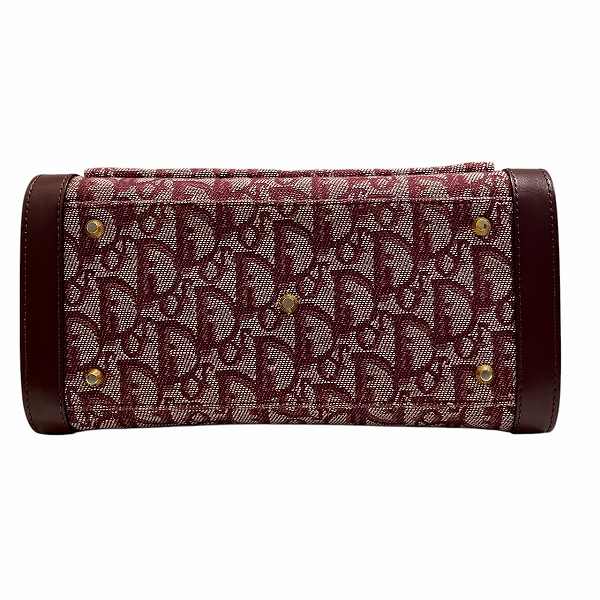 ディオール トロッター キャンバス レザー バッグ ハンドバッグ レディース【中古】