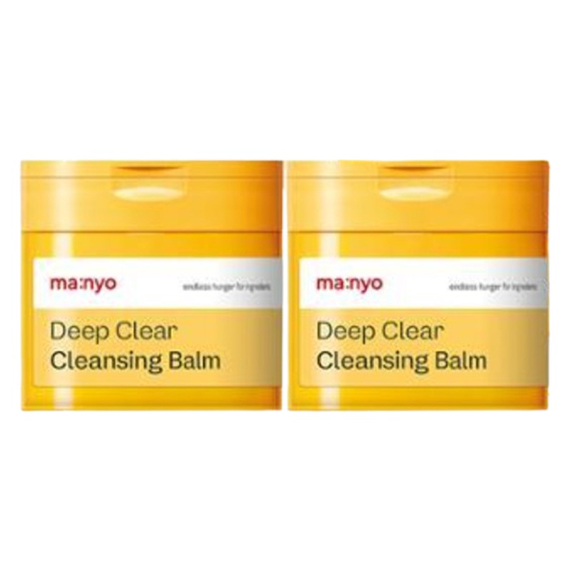魔女工場 公式 Manyo ディープクリアクレンジングバーム132ml+132ml (おまけ:マスクパック1枚) 魔女工場 公式 Manyo ディープクリアクレンジングバーム132ml+132ml (おまけ:マスクパック1枚)