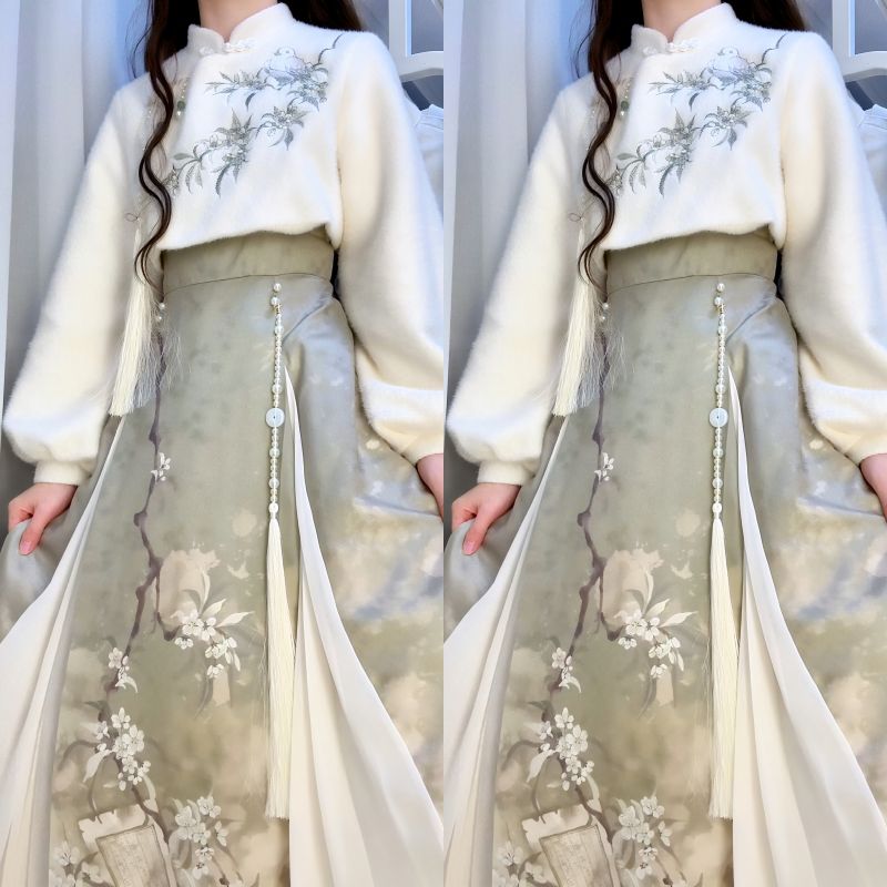 正規品デザイン梨花香り新韓国cos要素上着ワンピース日常セット春