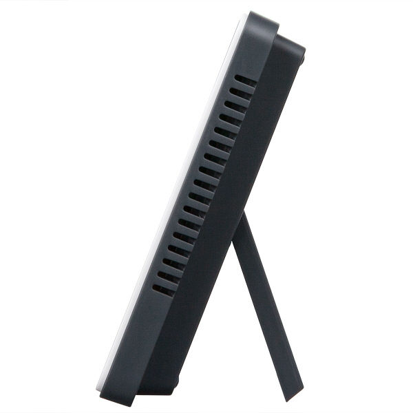 （まとめ買い）生活環境お知らせクロック 電波時計 置き掛け兼用 ホワイト IDL-170J-7JF [x3]