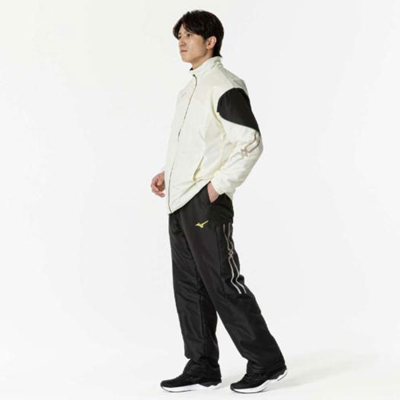 発熱素材 MCライン ブレスサーモ中綿ウォーマーパンツ トレーニング メンズ ウォーマースーツ (32MFB630)