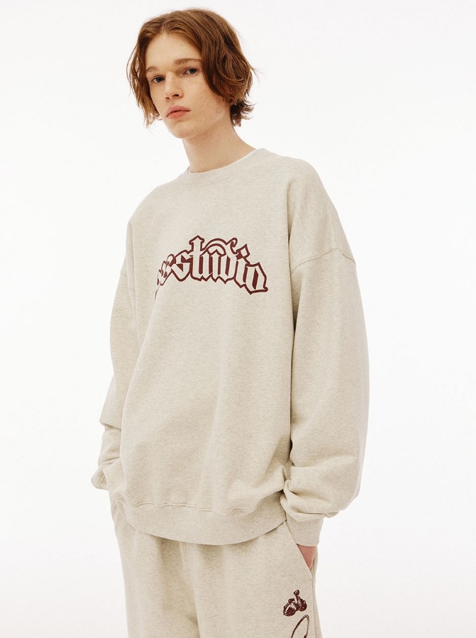 [1993studio] Retro Back Point Sweatshirt