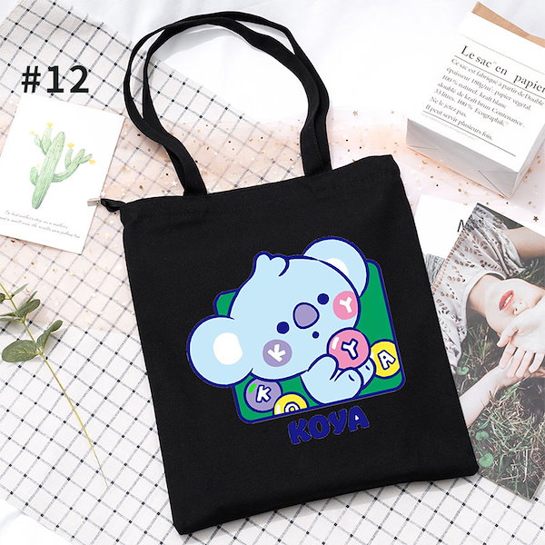 Qoo10] BT21 BTSトートバッグ jelly cand