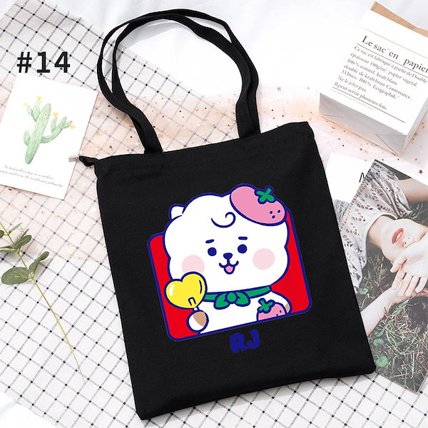 Qoo10] BT21 BTSトートバッグ jelly cand