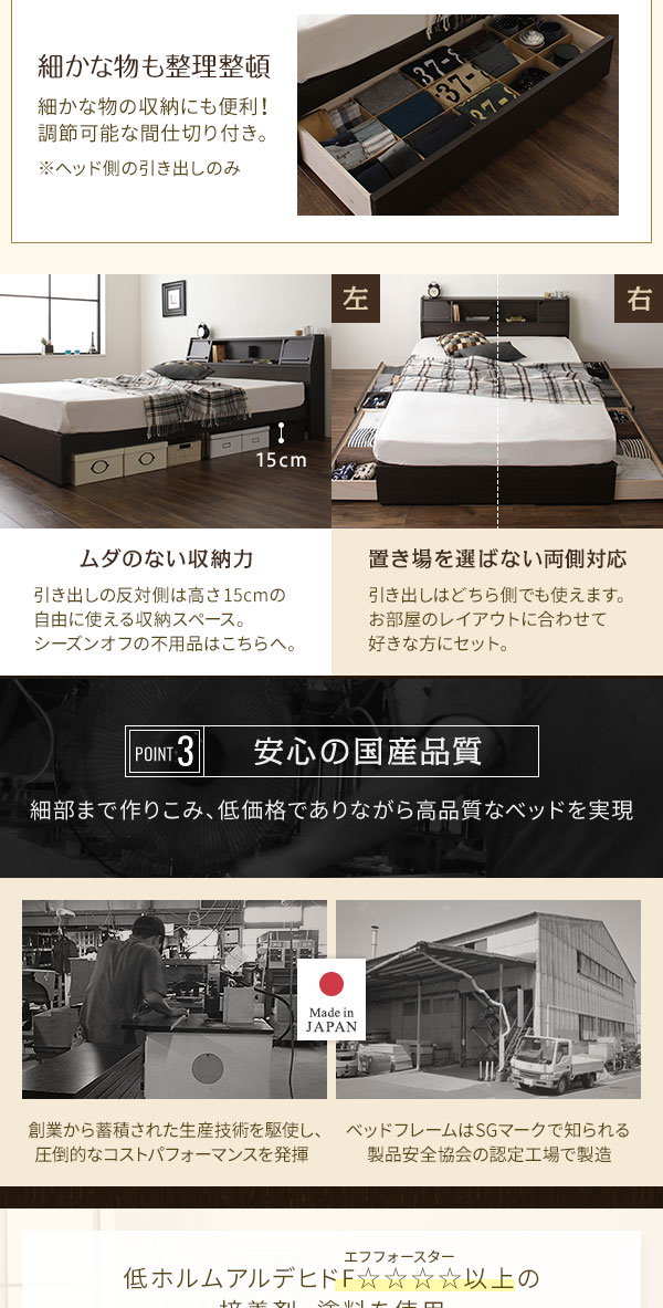 Qoo10] ベッド シングル 海外製ポケットコイルマ