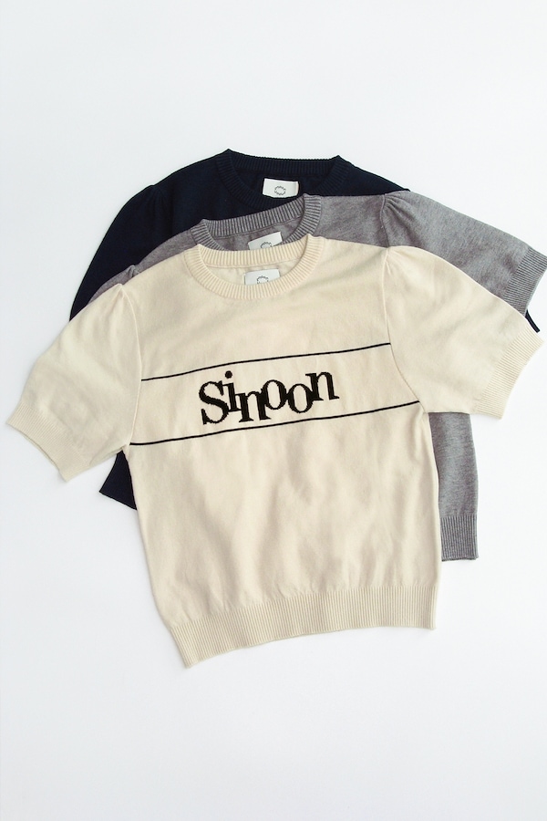 Qoo10 シヌーン 25SS Logo Half ロゴ 半袖