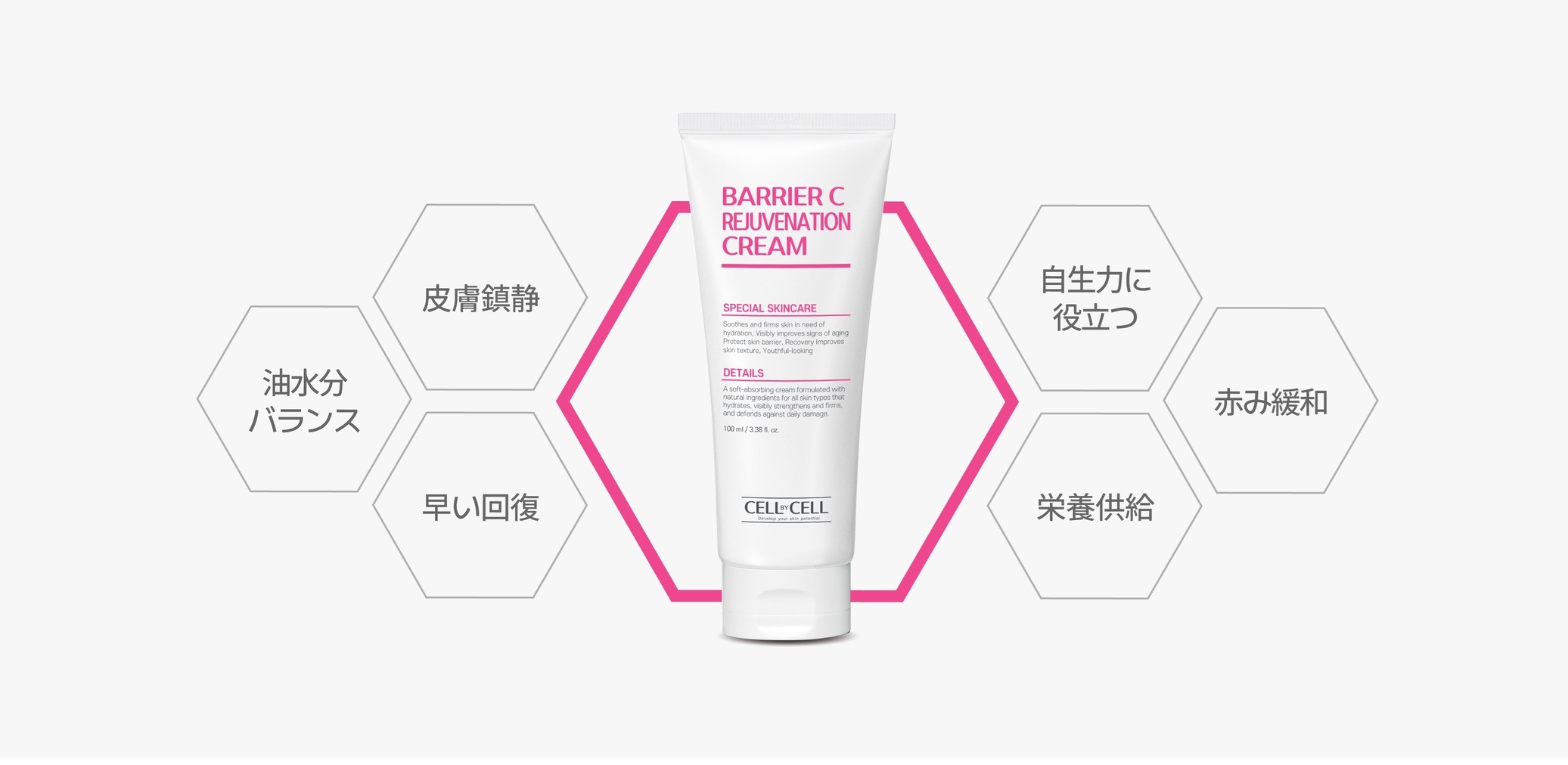 【韓国顧客感動指数１位獲得】 クリーム バリアシーリジュバーネーションクリーム BarrierC Rejuvenation Cream セルバイセル 公式 CELLBYCELL 乾燥 保湿 ニキビ