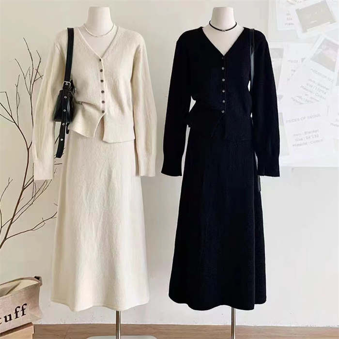 ニットセットアップ レディース 上下セット ニットスカート トップス ボトムス 秋 冬 スカートスーツ フォーマルスーツ Vネック セーター カットソー 長袖 フレアスカート ウエストゴム フォーマル ニットセットアップ レディース 上下セット ニットスカート トップス ボトムス 秋 冬 スカートスーツ フォーマルスーツ Vネック セーター カットソー 長袖 フレアスカート ウエストゴム フォーマル