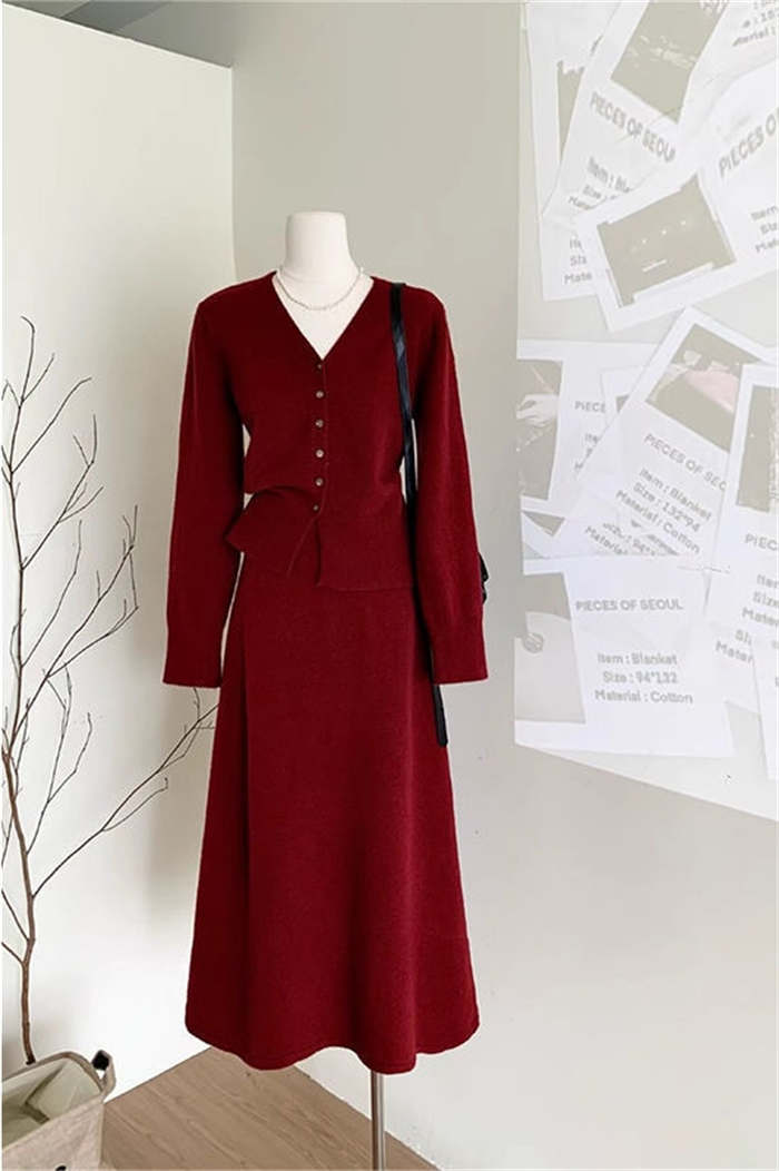 ニットセットアップ レディース 上下セット ニットスカート トップス ボトムス 秋 冬 スカートスーツ フォーマルスーツ Vネック セーター カットソー 長袖 フレアスカート ウエストゴム フォーマル ニットセットアップ レディース 上下セット ニットスカート トップス ボトムス 秋 冬 スカートスーツ フォーマルスーツ Vネック セーター カットソー 長袖 フレアスカート ウエストゴム フォーマル