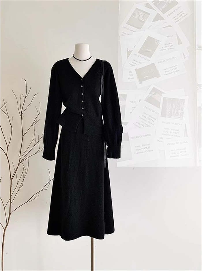 ニットセットアップ レディース 上下セット ニットスカート トップス ボトムス 秋 冬 スカートスーツ フォーマルスーツ Vネック セーター カットソー 長袖 フレアスカート ウエストゴム フォーマル ニットセットアップ レディース 上下セット ニットスカート トップス ボトムス 秋 冬 スカートスーツ フォーマルスーツ Vネック セーター カットソー 長袖 フレアスカート ウエストゴム フォーマル