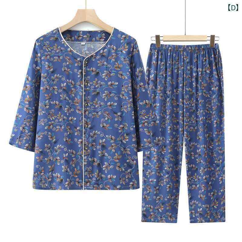 ルームウェア 部屋着 レディース 長袖 婦人 ミセス 高齢者 パジャマ 夏 綿 スリーブ スーツ カジュアル 2点 セット レッド イエロー ブルー ルームウェア 部屋着 レディース 長袖 婦人 ミセス 高齢者 パジャマ 夏 綿 スリーブ スーツ カジュアル 2点 セット レッド イエロー ブルー