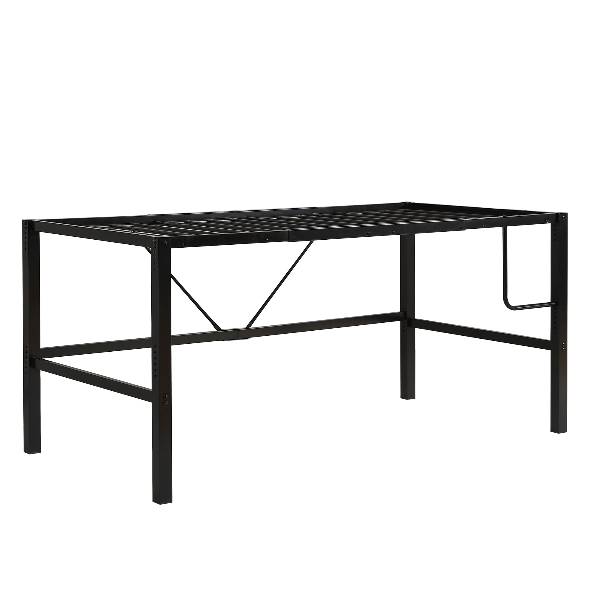 国内発送!A75【高さ90cm】ロフトベッド パイプベッド シングルベッド ロータイプ 省スペース 収納 北欧風 大人 一人暮らし スチール 耐震 ベッド 高さ調整可能 長さ195×幅100cm×高 国内発送!A75【高さ90cm】ロフトベッド パイプベッド シングルベッド ロータイプ 省スペース 収納 北欧風 大人 一人暮らし スチール 耐震 ベッド 高さ調整可能 長さ195×幅100cm×高